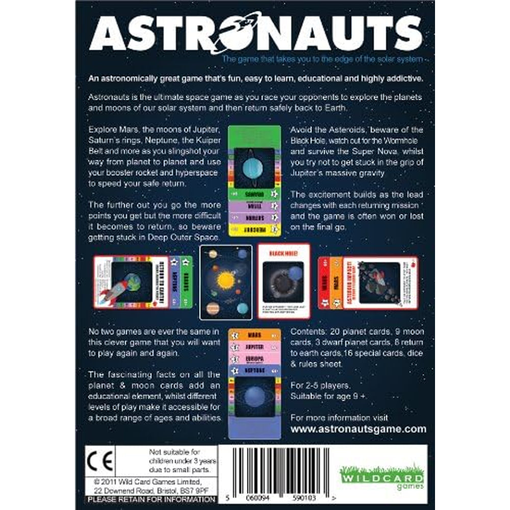 Astronauts - The Ultimate Space Card Game - Wildcard Games