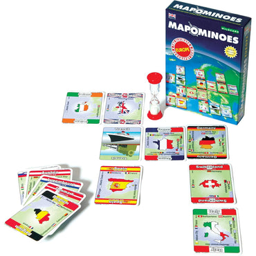 Mapominoes - Europe - The Ultimate Geography Card Game from Wild Card Games