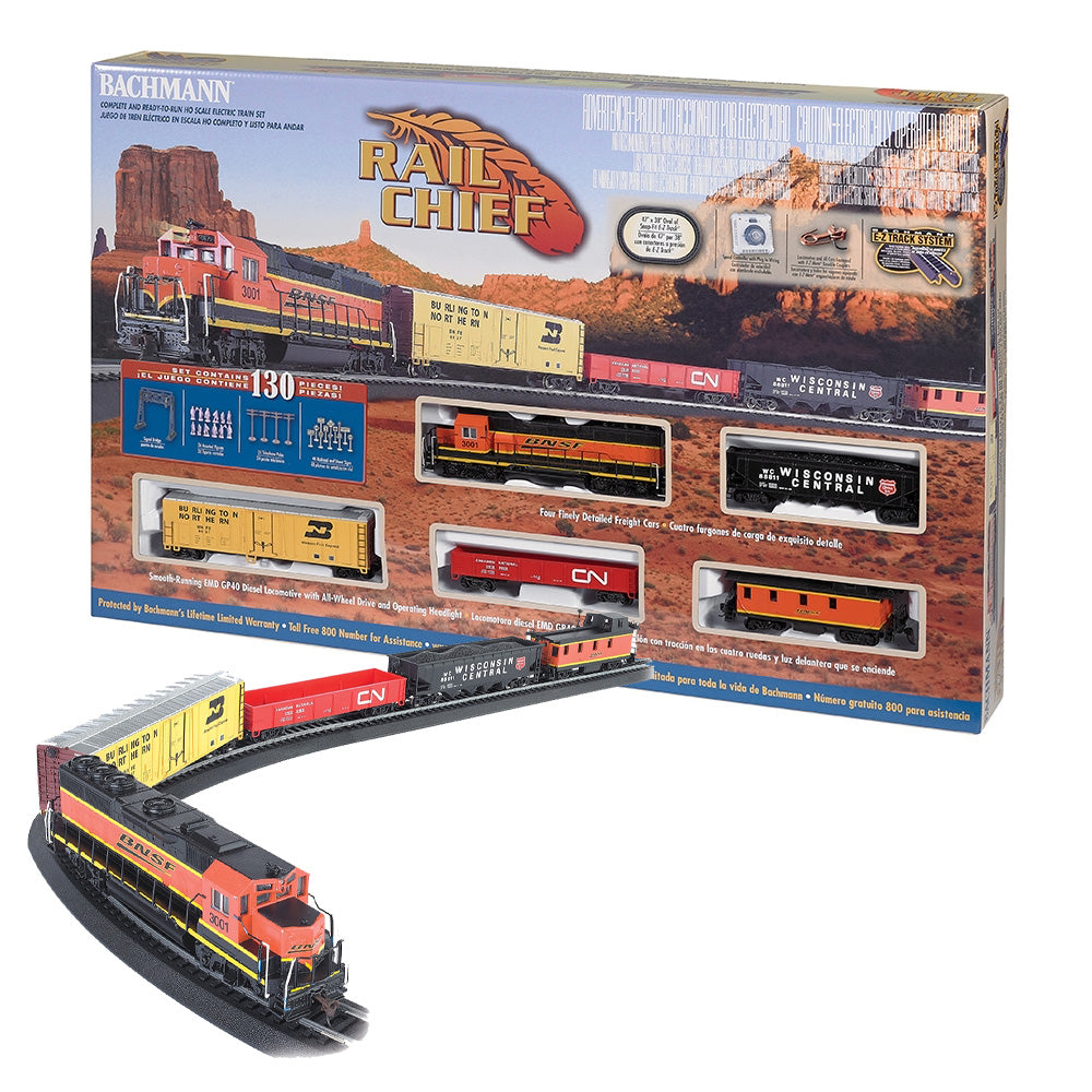 Bachmann USA Rail Chief Train Set HO Gauge 00706
