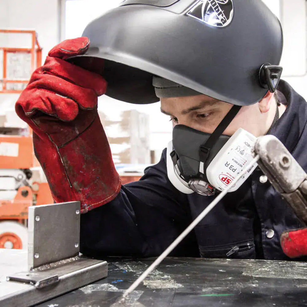 JSP Force 8 Half-Mask w/PressToCheck P3 Filters Airbrush Safety Respirator