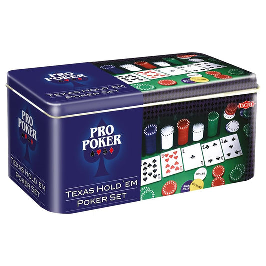 Pro Poker Texas Hold'em Poker Set w/200 Chips Tactic