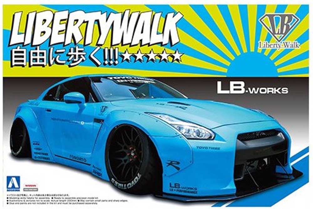 Aoshima 05402 LB Works R35 GT-R Ver.1 1:24 Plastic Model Kit