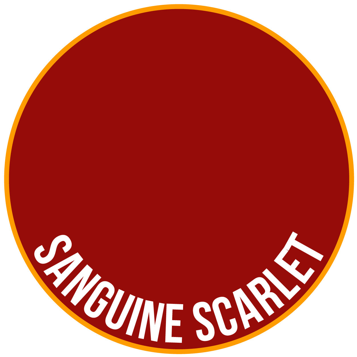 Two Thin Coats Sanguine Scarlet 15ml Acrylic Paint 10002
