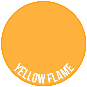 Two Thin Coats Yellow Flame 15ml Acrylic Paint 10006