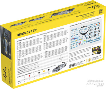 Heller 80107 Mercedes C9 1:43 Model Kit