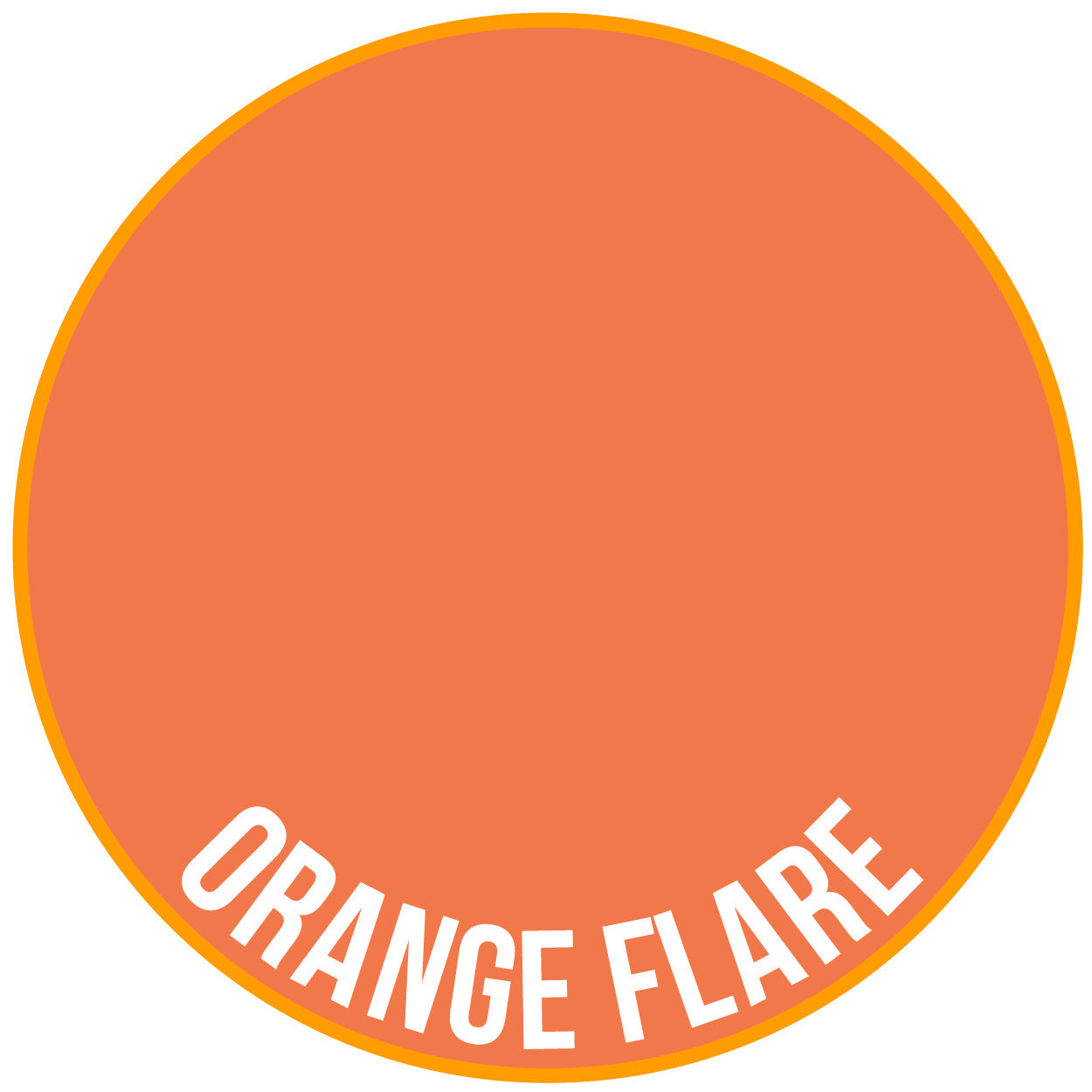 Two Thin Coats Orange Flare 15ml Acrylic Paint 10012