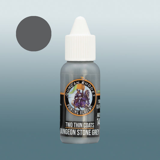 Two Thin Coats Dungeon Stone Grey 15ml Acrylic Paint 10021