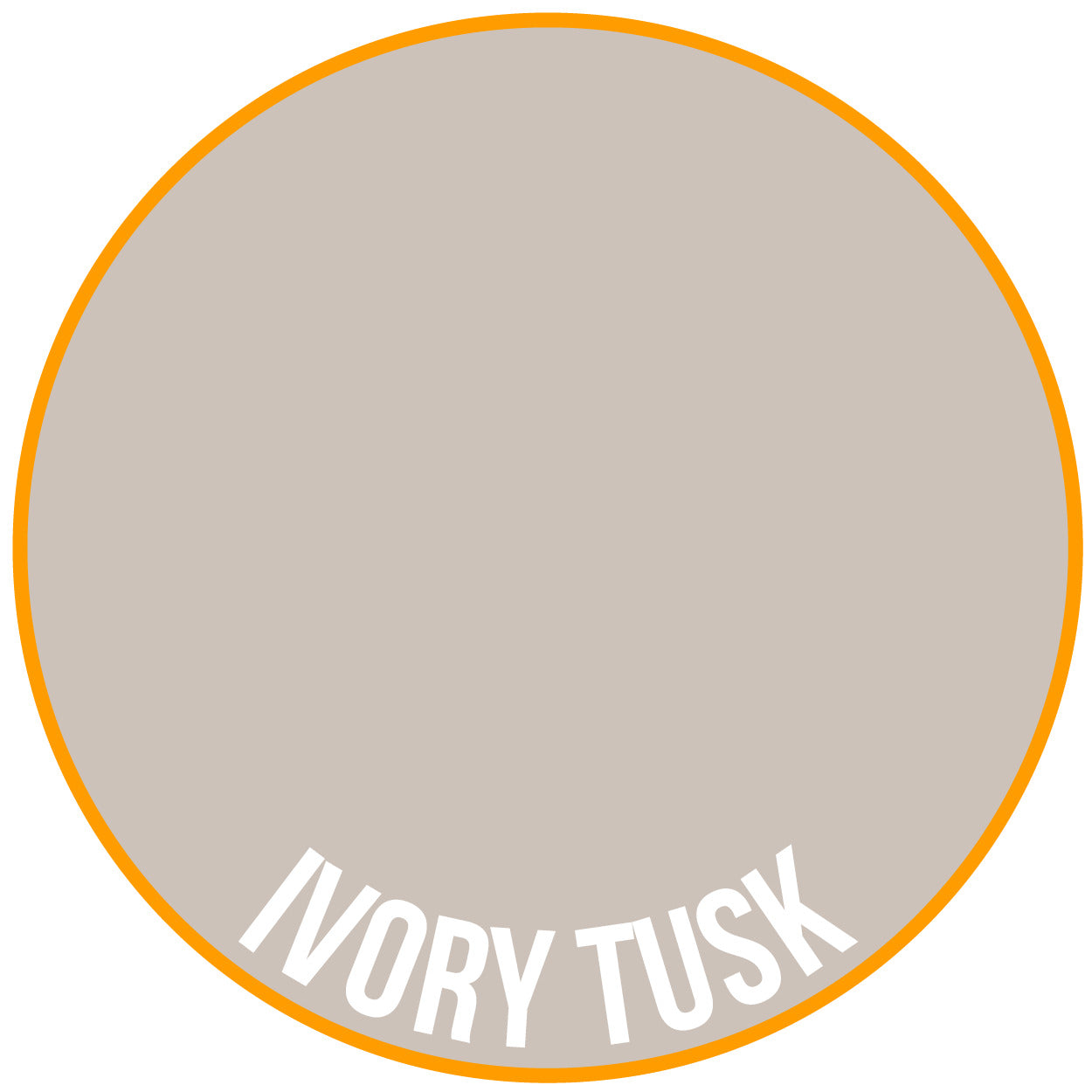 Two Thin Coats Ivory Tusk 15ml Acrylic Paint 10035