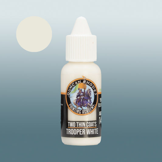Two Thin Coats Trooper White 15ml Acrylic Paint 10036