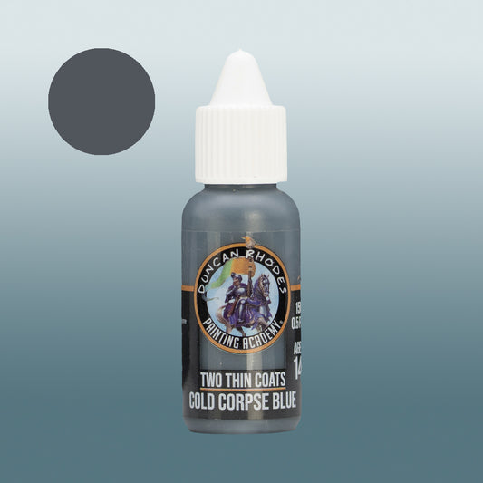 Two Thin Coats Cold Corpse Blue 15ml Acrylic Paint 10049