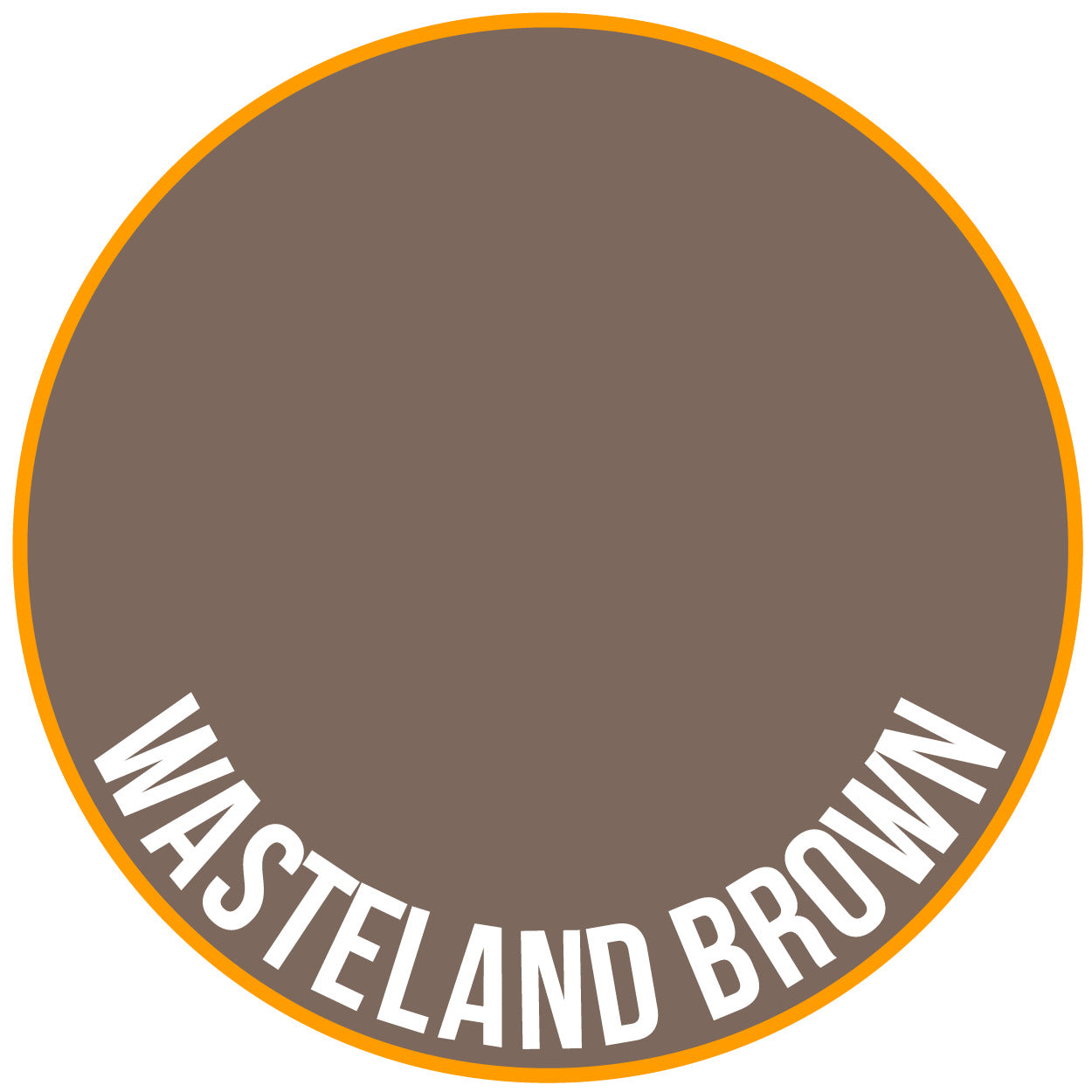 Two Thin Coats Wasteland Brown 15ml Acrylic Paint 10054
