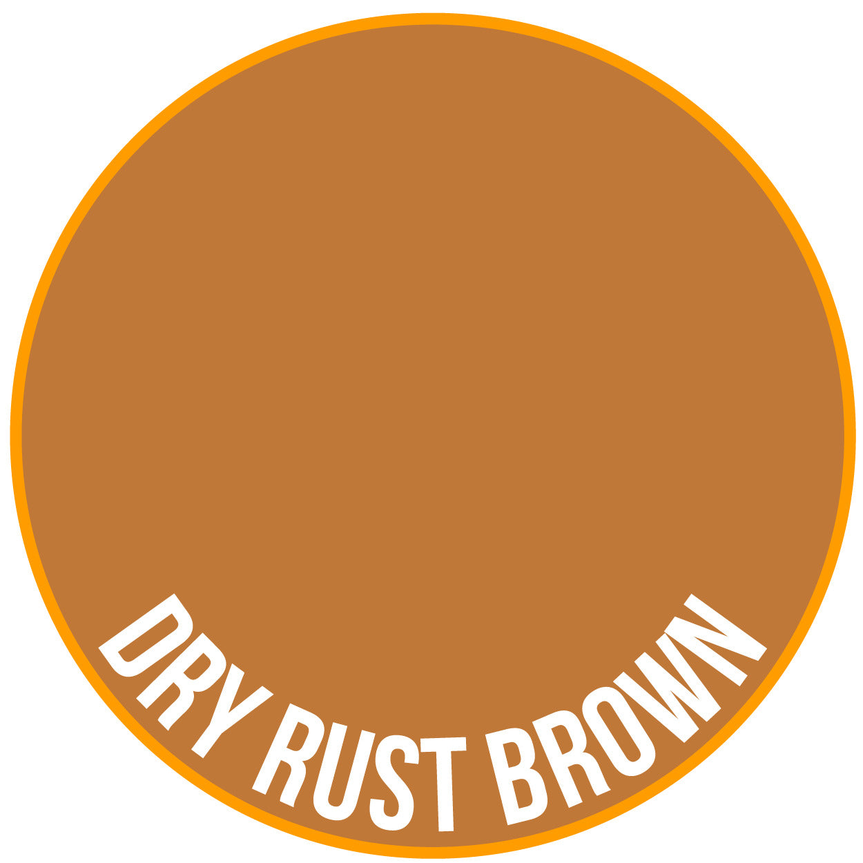 Two Thin Coats Dry Rust Brown 15ml Acrylic Paint 10089