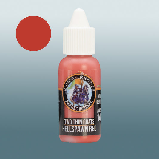 Two Thin Coats Hellspawn Red 15ml Acrylic Paint 10100