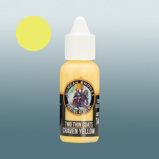 Two Thin Coats Craven Yellow 15ml Acrylic Paint 10101