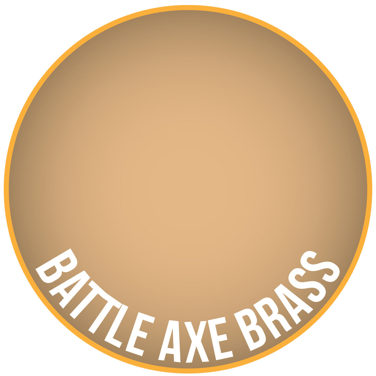 Two Thin Coats Battle Axe Brass 15ml Acrylic Paint 10107