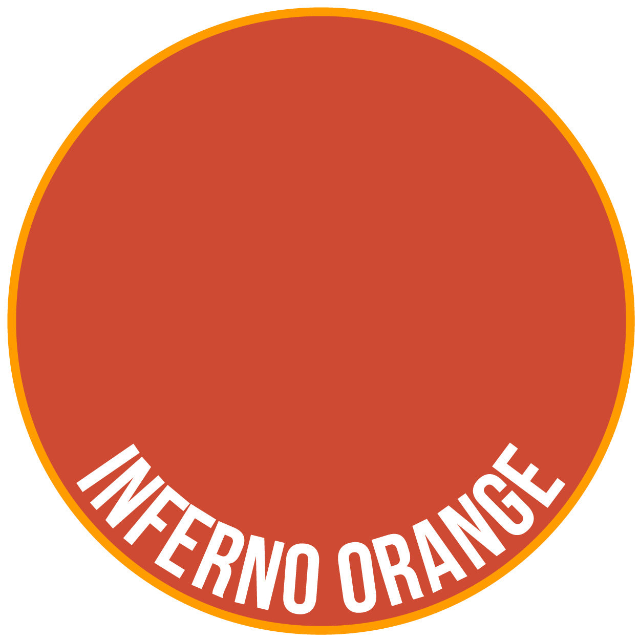 Two Thin Coats Inferno Orange 15ml Acrylic Paint 10126