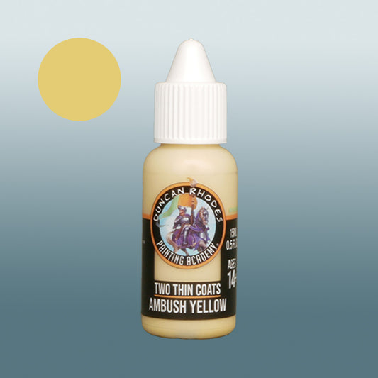 Two Thin Coats Ambush Yellow 15ml Acrylic Paint 10129