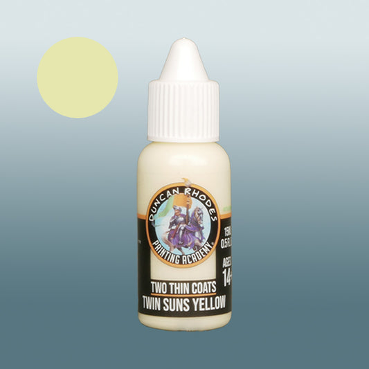 Two Thin Coats Twin Suns Yellow 15ml Acrylic Paint 10132