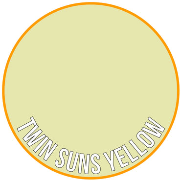 Two Thin Coats Twin Suns Yellow 15ml Acrylic Paint 10132