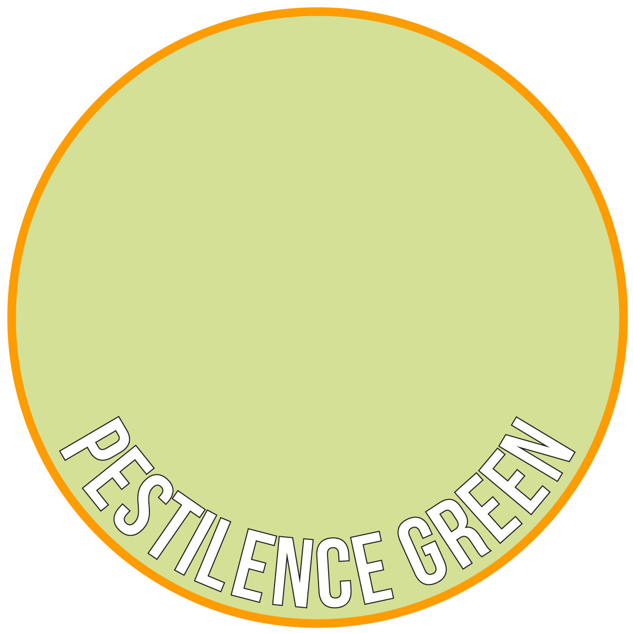 Two Thin Coats Pestilence Green 15ml Acrylic Paint 10138
