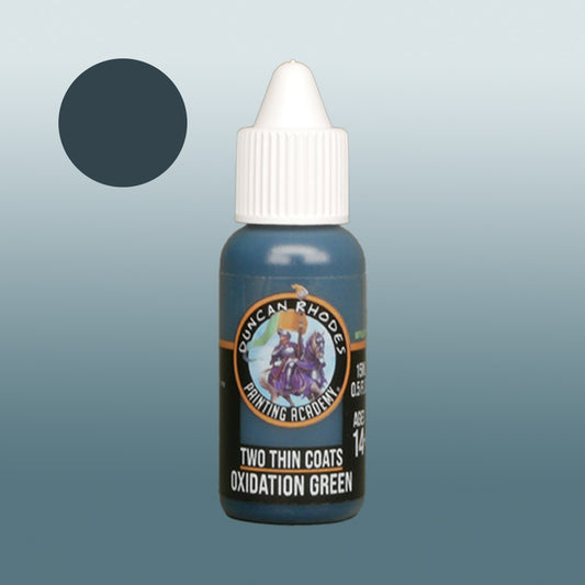 Two Thin Coats Oxidation Green 15ml Acrylic Paint 10139