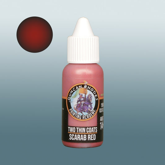 Two Thin Coats Scarab Red 15ml Acrylic Paint 10163