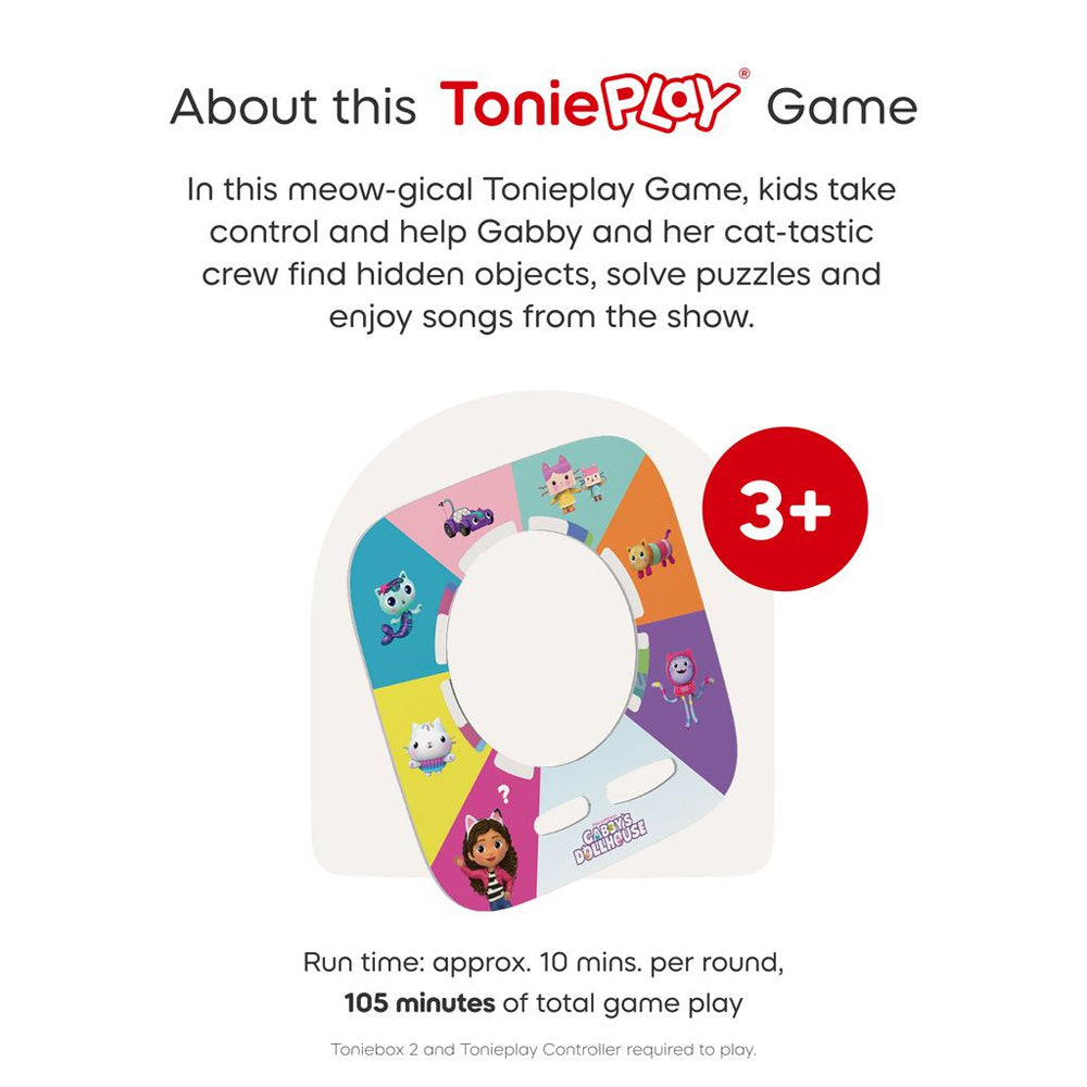 Tonies Tonieplay Game - Gabby's Dollhouse Cat-tastic Scavenger Hunt