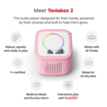 Tonies Toniebox 2 Play Set - Paw Patrol - Cloud Pink
