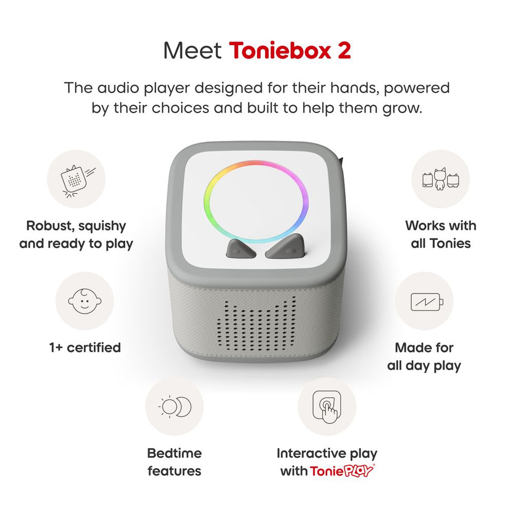 Tonies Toniebox 2 Play Set - Paw Patrol - Moon Grey