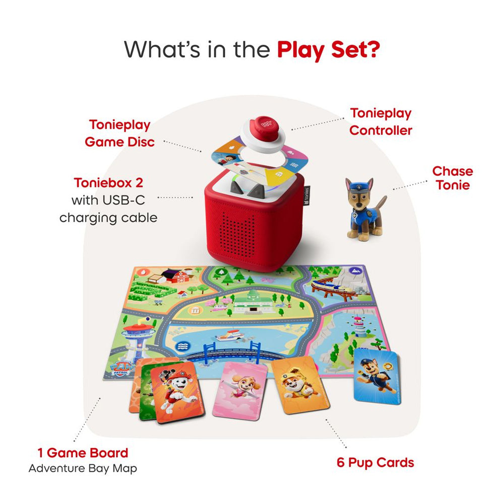 Tonies Toniebox 2 Play Set - Paw Patrol - Moon Grey