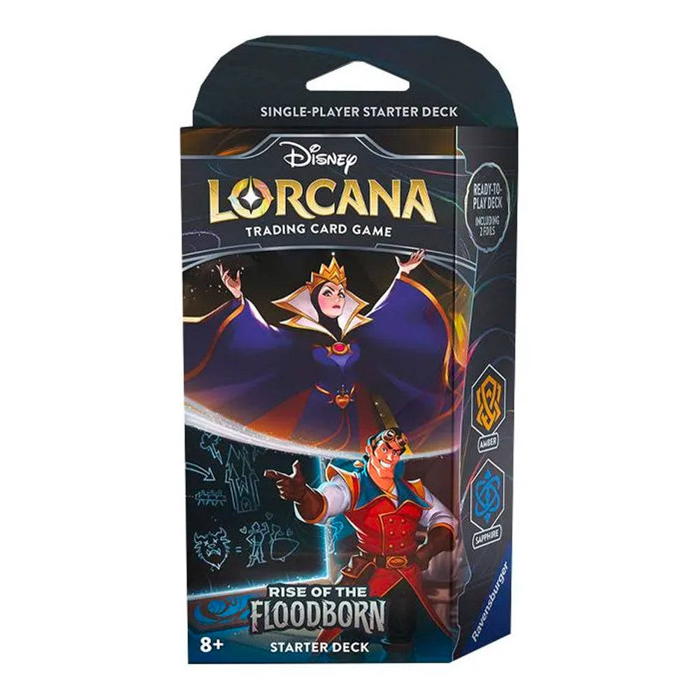 Disney Lorcana TCG: Rise of the Floodborn - The Queen & Gaston Starter Deck