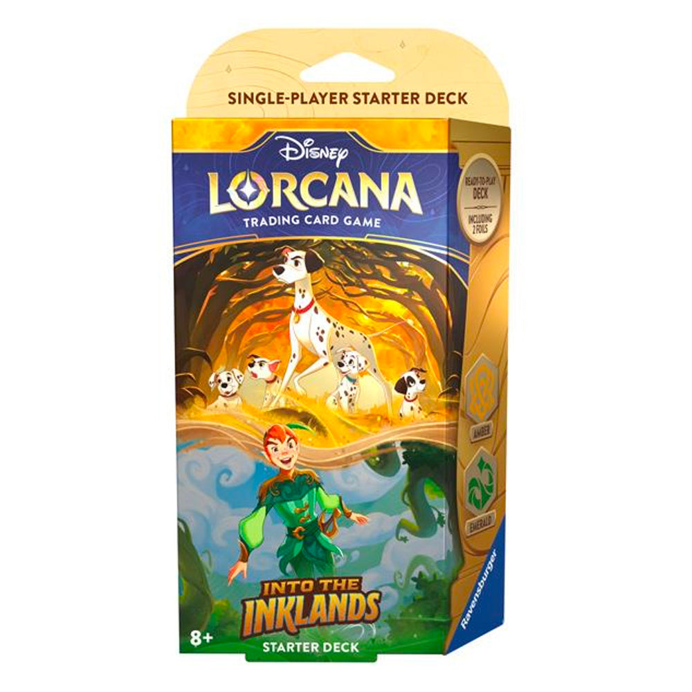 Disney Lorcana TCG: Into the Inklands - Pongo & Peter Pan Starter Deck