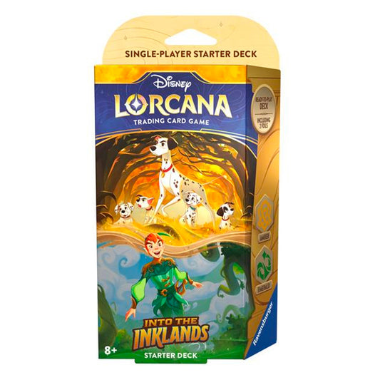 Disney Lorcana TCG: Into the Inklands - Pongo & Peter Pan Starter Deck