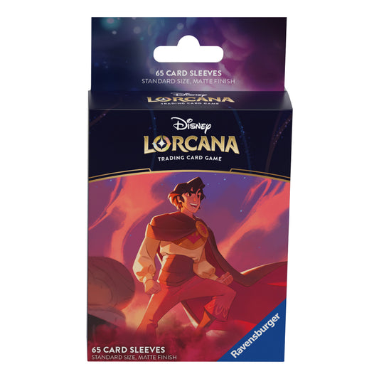 Disney Lorcana TCG: Shimmering Skies: Aladdin Card Sleeves (x65)