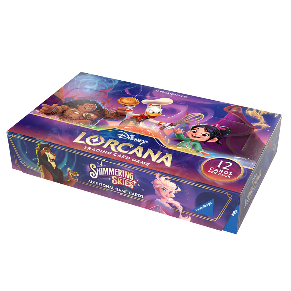 Disney Lorcana TCG: Shimmering Skies: Booster Box Display (24 Packs)