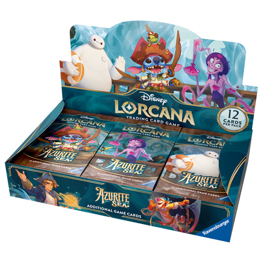 Disney Lorcana TCG: Azurite Sea - Booster Box (24 Packs)