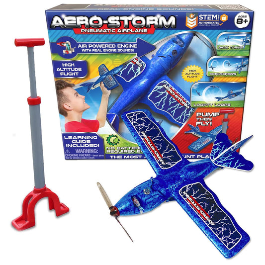 Aero-Storm Pneumatic Aerobatic Stunt Plane Age 8+