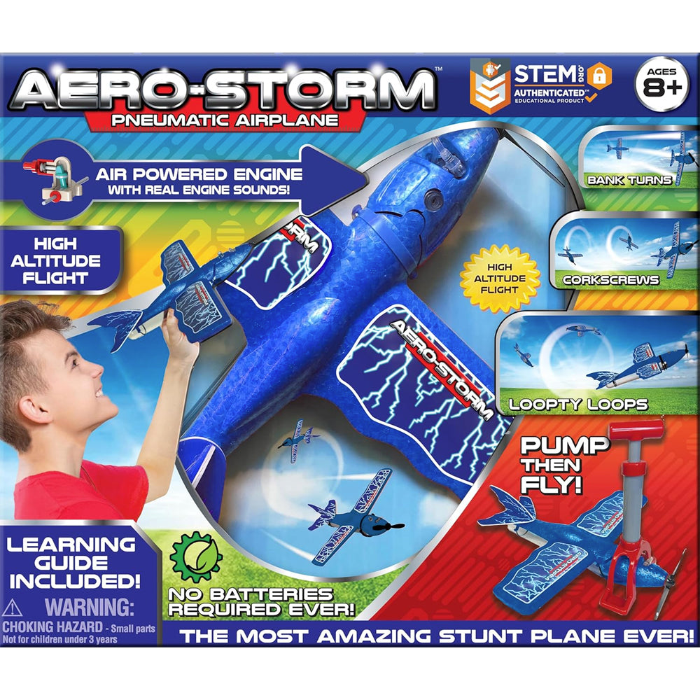 Aero-Storm Pneumatic Aerobatic Stunt Plane Age 8+