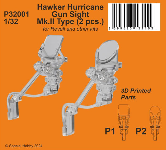 CMK/Czech Master Kits 129-P32001 1:32 Hawker Hurricane Gun Sight MK.II