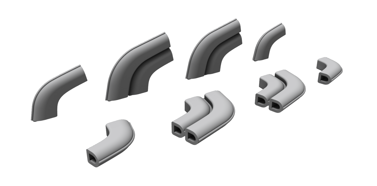CMK/Czech Master Kits 129-P48004 1:48 Yakovlev Yak-9D exhausts