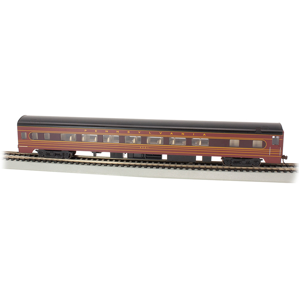 Bachmann USA 85' Smooth-Side Coach PRR #4251 - Fleet Of Modernism HO Gauge 14212