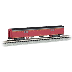 Bachmann USA 72' Smooth-Side Baggage Car - Norfolk & Western N Gauge 14452