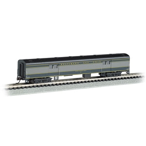 Bachmann USA 72' Smooth-Side Baggage Car - Baltimore & Ohio N Gauge 14453