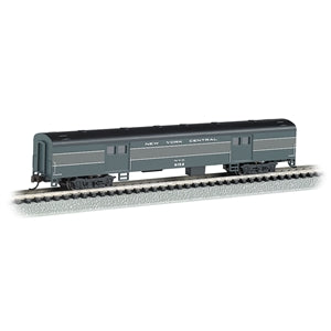 Bachmann USA 72' Smooth-Side Baggage Car - New York Central N Gauge 14455