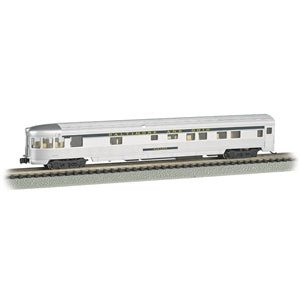 Bachmann USA 85' Streamline Fluted Observation Car - B&O (Lighted) N Gauge 14553
