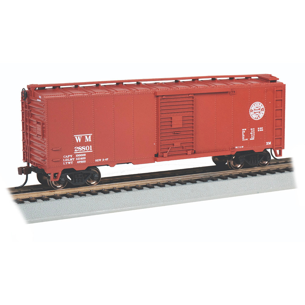Bachmann USA 40' Steam Era Box Car - Western Maryland #28801 HO Gauge 15015