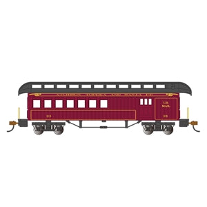 Bachmann USA Old Time Coach Clerestory Roof - Combine - Santa Fe HO Gauge 15204
