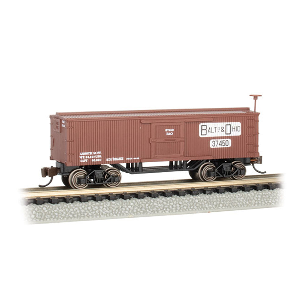 Bachmann USA Old-Time Box Car - B&O N Gauge 15656