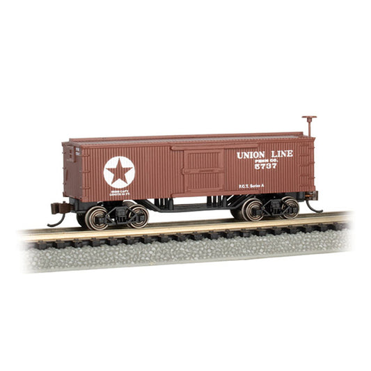 Bachmann USA Old-Time Box Car - Union Line N Gauge 15657