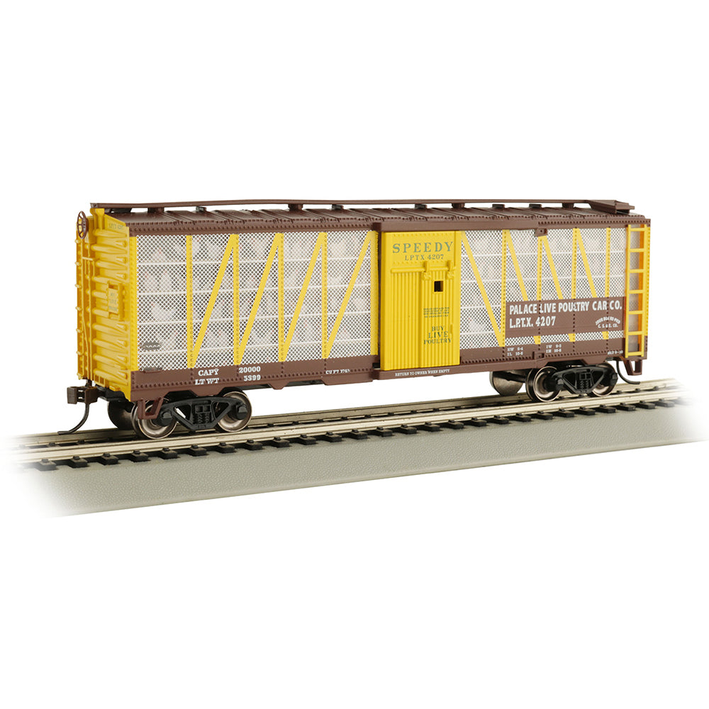 Bachmann USA Poultry Car Palace Live Poultry Car Co. #4207 Speedy With Chickens HO 15903